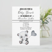 Invitation Panda bébé | BABY SHOWER (Debout devant)