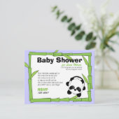 Invitation Panda-Boo (Debout devant)