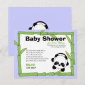 Invitation Panda-Boo (Devant / Derrière)