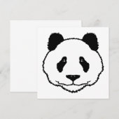 Invitation Panda / Carte (Devant / Derrière)