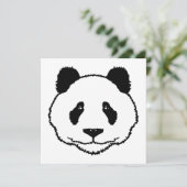 Invitation Panda / Carte (Debout devant)