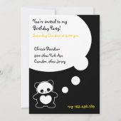 Invitation Panda Kawaii (Dos)