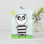Invitation Panda Kids (Debout devant)