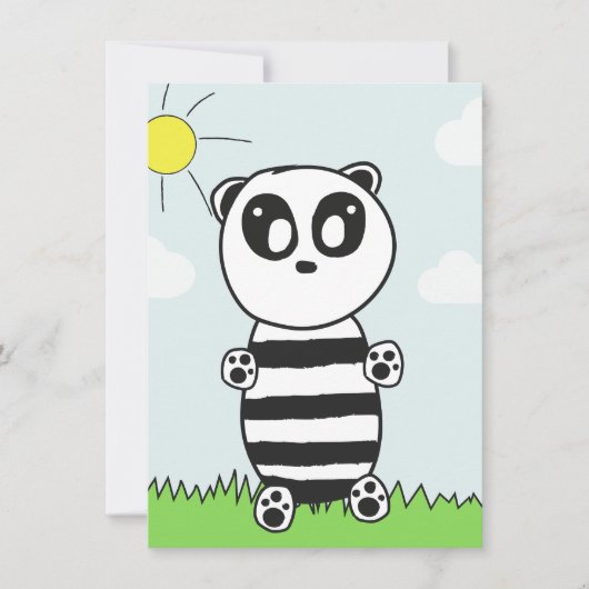 Invitation Panda Kids (Devant)