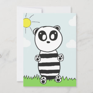 Invitation Panda Kids