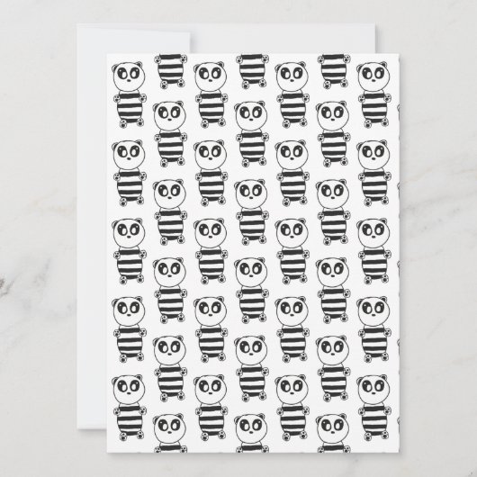 Invitation Panda Kids (Devant)