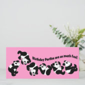 Invitation Panda Mania (Debout devant)