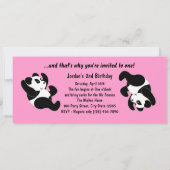 Invitation Panda Mania (Dos)