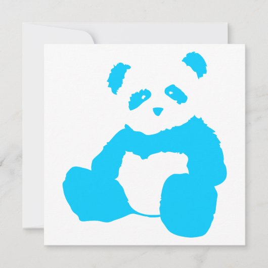 Invitation panda plush (Devant)
