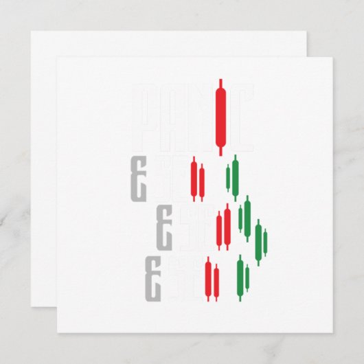Invitation Panic Vendre Stock marché Crash Trading Forex Cade (Devant / Derrière)