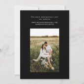 Invitation Panier à pique-nique illustré Couples Douche (Dos)