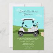 Invitation Panier De Golf Avec Pancakes Fête des pères Brunch (Devant)