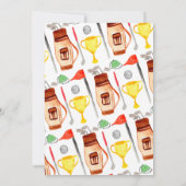 Invitation Panier de golf de charme Balloon Enfants Par-tee A (Dos)