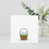 Invitation Panier de Pâques (Debout devant)