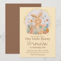 Panier de Pâques Bunny aquarelle Œufs Fête d'anniv
