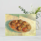 Invitation Panier de pommes à Pissarro par Vincent van Gogh (Debout devant)