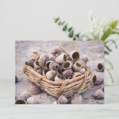 Invitation Panier des clous de girofle secs de cosse (Debout devant)