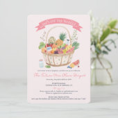 Invitation Panier fermier Hors du marché douche à nuptiale fl (Debout devant)