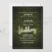 Invitation Panneau blanc Boxwood Mariage (Devant)
