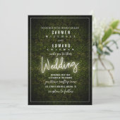 Invitation Panneau blanc Boxwood Mariage (Debout devant)