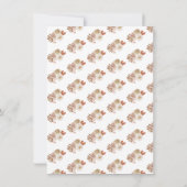 Invitation Panneau de Baby shower Twin Bears (Dos)