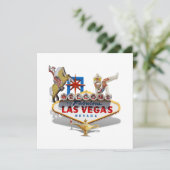 Invitation Panneau de bienvenue de Las Vegas (Debout devant)