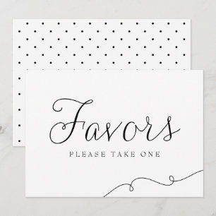 Invitation Panneau de cadeaux de mariage à l'écriture délicat