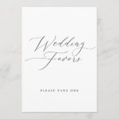 Invitation Panneau de cadeaux de mariage élégants (Devant)