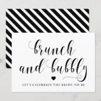Panneau de Fête des mariées de Brunch et Bubbly à