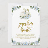 Invitation Panneau de jeu de chasse au hochet garçon automne  (Devant)