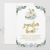 Invitation Panneau de jeu de chasse au pacificateur garçon au (Devant / Derrière)