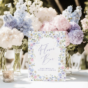 Invitation Panneau de la Fête des mariées rose florale de la