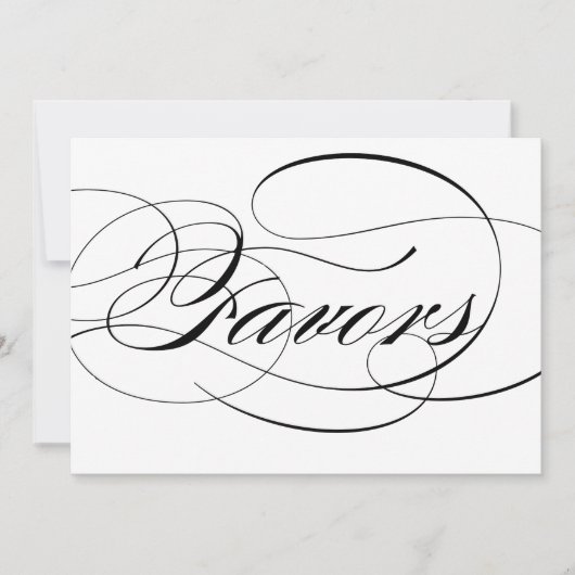 Invitation Panneau de mariage à la faveur du script élégant n (Devant)