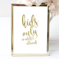 Panneau de mariage abordable avec paillettes dorée