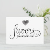 Invitation Panneau de Mariage Cadeau (Debout devant)