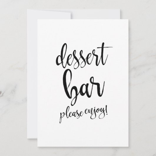Invitation Panneau de mariage calligraphié abordable pour le (Devant)