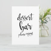 Invitation Panneau de mariage calligraphié abordable pour le (Debout devant)