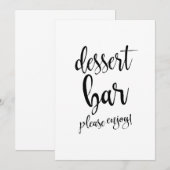 Invitation Panneau de mariage calligraphié abordable pour le (Devant / Derrière)