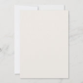 Invitation Panneau de mariage Classic Ivory Please Take A Fav (Dos)