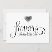 Invitation Panneau de mariage de faveur (Devant)