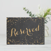 Invitation Panneau de mariage réservé, (Debout devant)