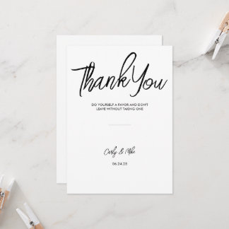 Invitation Panneau de menu de bar de mariage minimaliste mode