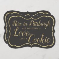 Panneau de table de cookies de Pittsburgh