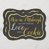 Panneau de table de cookies de Pittsburgh
