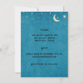Invitation Panneau d'invitation de mariage rétro (Dos)