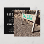 Invitation panneau latéral de galène (Devant / Derrière)