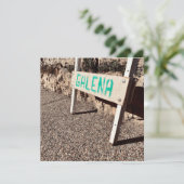 Invitation panneau latéral de galène (Debout devant)