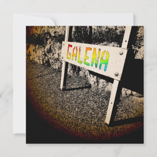 Invitation panneau latéral de galène (Devant)