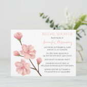 Invitation Panneau Mariage de Fête de l'mariée noir et blanc (Debout devant)