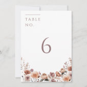 Invitation Panneau Neutre Mariage Floral Violet (Devant)